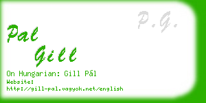 pal gill business card